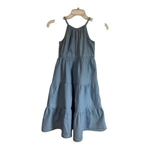 GAP Light Blue Tiered Casual Dress